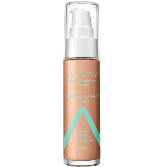 Almay Clear Complexion Hypoallergenic Liquid Foundation #500 Beige - Picture 1 of 1